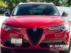 Alfa Romeo Stelvio Headlight Trim Kit - Carbon Fiber Alfa Romeo Stelvio Headlight Trim Kit - Carbon Fiber